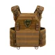 1 - Плитоноска Warmor Gen.3 Pro з системою швидкого скидання. Molle. Колір Койот