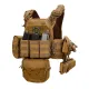 1 - Плитоноска Warmor gen.3 Pro Max. Система быстрого сброса. 7 подсумков. Койот