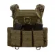 2 - Плитоноска Warmor gen.3 . Олива. Сиcтема быстрого сброса. 3 подсумка. (Большого размера)