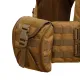 11 - Плитоноска Warmor gen.3 Pro Max XL Койот. Система быстрого сброса. 7 подсумок. (Большого размера)