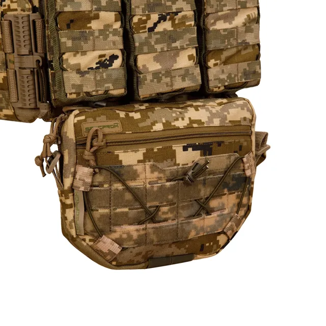 7 - Плитоноска Warmor gen.3 Pro Max XL Пиксель ММ14. Система быстрого сброса. 7 подсумок. (Большого размера)