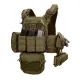 1 - Плитоноска Warmor gen.3 Pro Max XL Олива. Система быстрого сброса. 7 подсумок. (Большого размера)