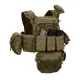 2 - Плитоноска Warmor gen.3 Pro Max XL Олива. Система быстрого сброса. 7 подсумок. (Большого размера)