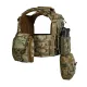 7 - Плитоноска Warmor gen.3 Pro Max XL Мультикам. Система быстрого сброса. 7 подсумков. (Большого размера)
