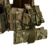 11 - Плитоноска Warmor gen.3 Pro Max XL Мультикам. Система быстрого сброса. 7 подсумков. (Большого размера)