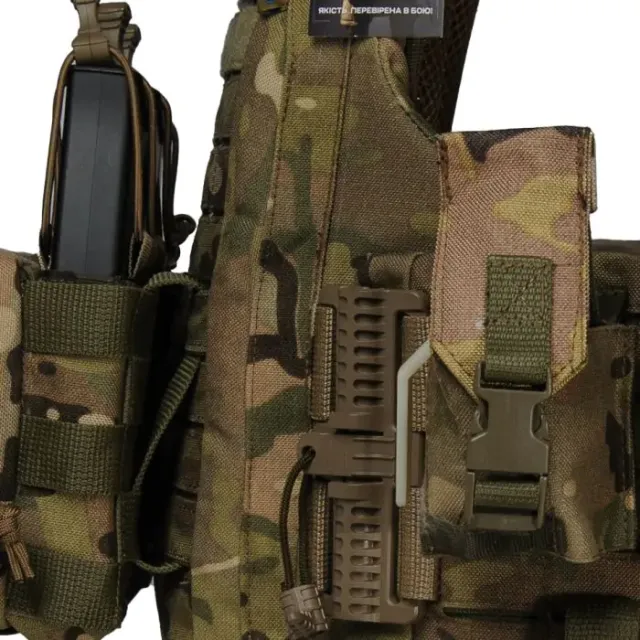 2 - Плитоноска Warmor Gen.6 PRO MAX. Мультикам. Максимальний набір підсумків