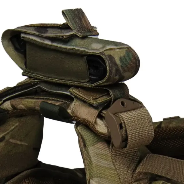 12 - Плитоноска Warmor Gen.6 PRO MAX. Мультикам. Максимальний набір підсумків