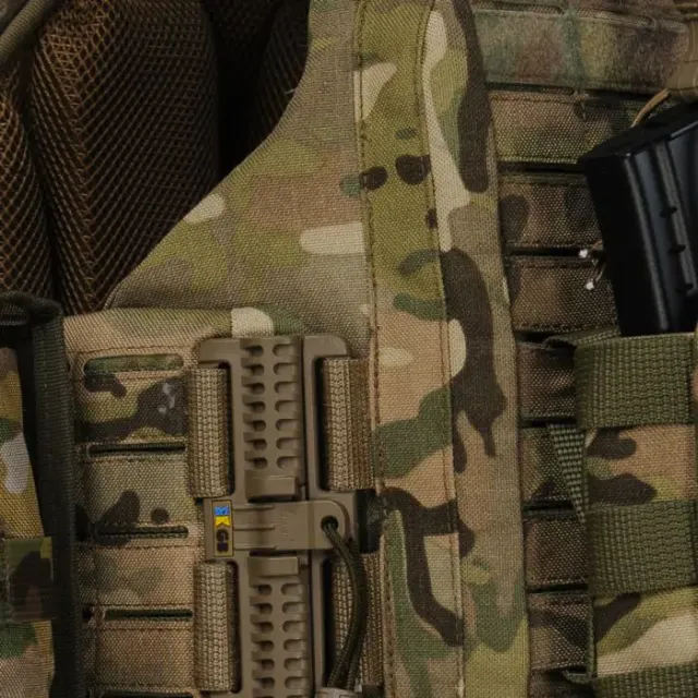 13 - Плитоноска Warmor Gen.6 PRO MAX. Мультикам. Максимальний набір підсумків