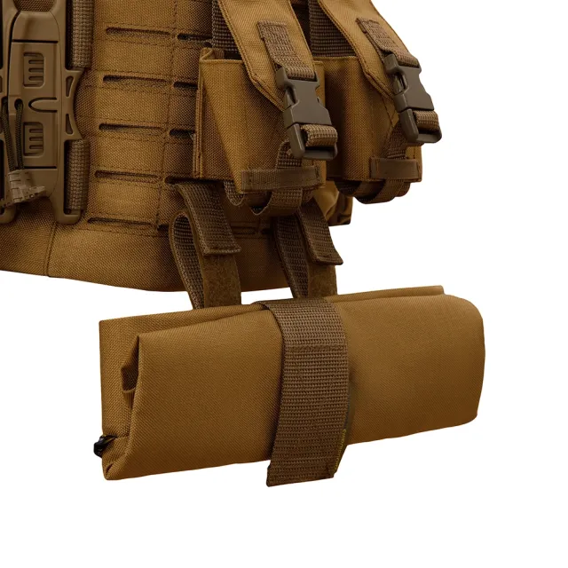 8 - Плитоноска SPECPROM WARMOR Gen.5 V2 з повним комплектом підсумків Койот