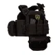 4 - Плитоноска SPECPROM WARMOR Gen.5 V2 з повним комплектом підсумків Чорний