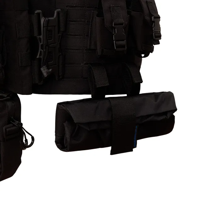 14 - Плитоноска SPECPROM WARMOR Gen.5 V2 з повним комплектом підсумків Чорний