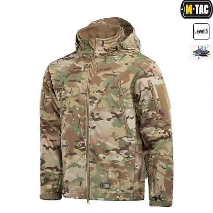 1 - Куртка тактична M-Tac Soft Shell з підстібкою МС. Мультикам
