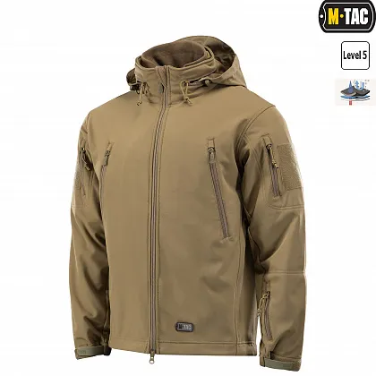 1 - Куртка тактична Soft Shell з підстібкою Tan. Койот