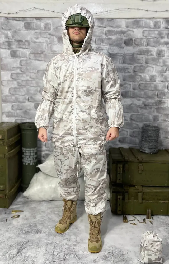 11 - Маскировочный костюм SPECPROM. Зимний. Dark Grey