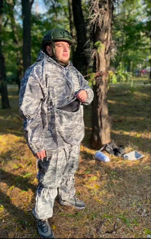 3 - Маскировочный костюм SPECPROM. Зимний. Grey Multicam