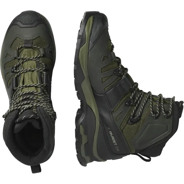 1 - Ботинки тактические SALOMON Quest 4 GTX, Черный-Хаки