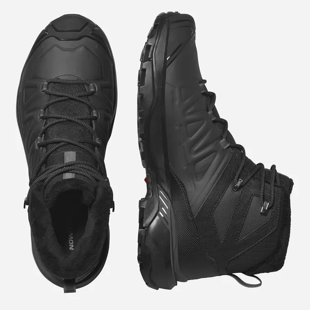 1 - Ботинки туристические SALOMON Ultra Snowpilot WP, Чорний