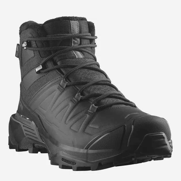 2 - Ботинки туристические SALOMON Ultra Snowpilot WP, Чорний