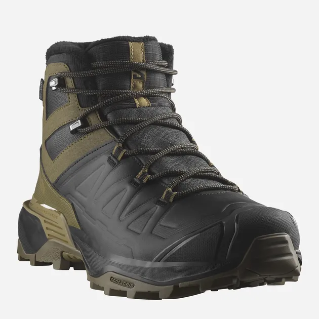2 - Ботинки туристические SALOMON Ultra Snowpilot WP, Хаки