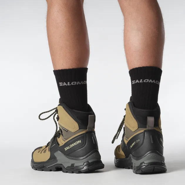 7 - Ботинки тактические SALOMON Quest 4 GTX, Черный-Койот