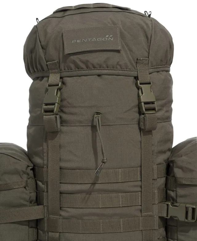 2 - Рюкзак туристический Pentagon Deos Backpack 65л, Олива