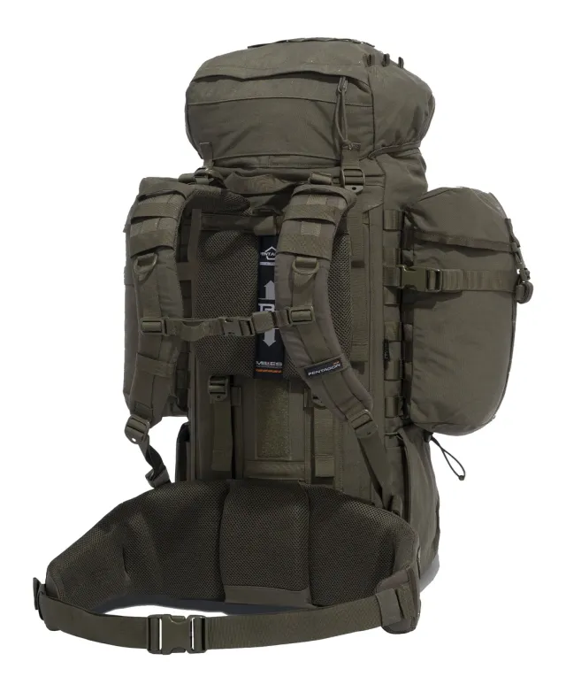 4 - Рюкзак туристический Pentagon Deos Backpack 65л, Олива