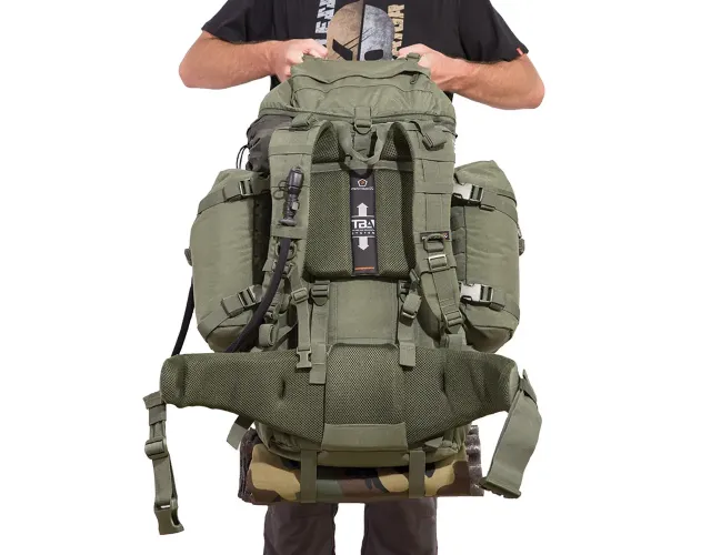 10 - Рюкзак туристический Pentagon Deos Backpack 65л, Олива