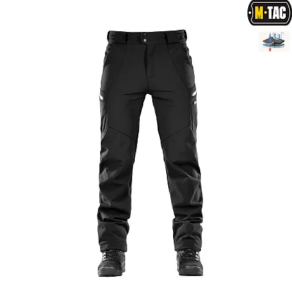 3 - Штаны M-Tac Soft Shell Winter. Черный