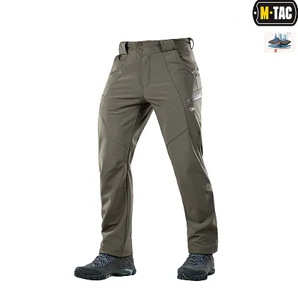 4 - Штаны M-Tac Soft Shell Winter. Олива