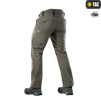 5 - Штаны M-Tac Soft Shell Winter. Олива