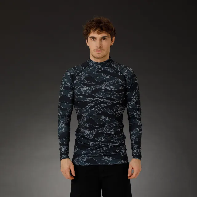 10 - Мужской рашгард SPECPROM Black Tiger Stripes Camo