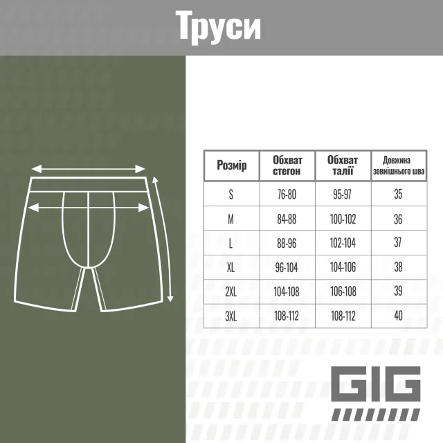3 - Трусы мужские JetBase удлиненные. Серый