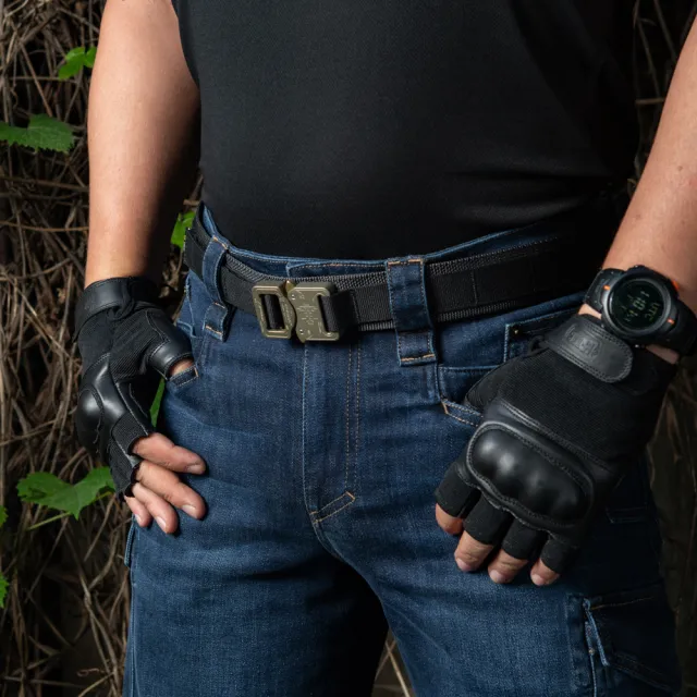 6 - Тактический ремень Cobra Buckle Tactical Belt M-Tac. Размер M/L. Черный