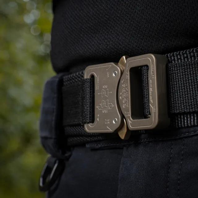 8 - Тактический ремень Cobra Buckle Tactical Belt M-Tac. Размер M/L. Черный