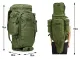 2 - Рюкзак тактичний з відділенням для зброї 9.11 Tactical 60л, Олива
