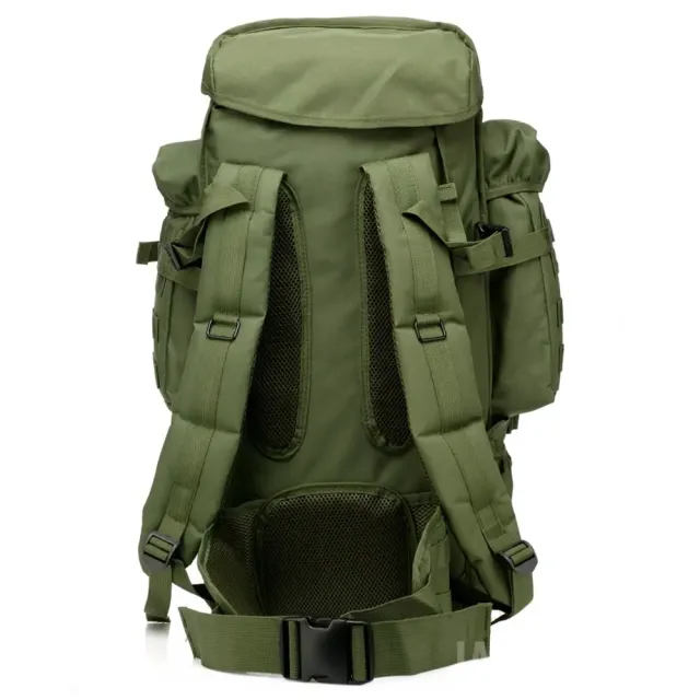 4 - Рюкзак тактичний з відділенням для зброї 9.11 Tactical 60л, Олива