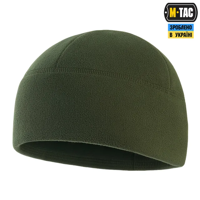 2 - Шапка флісова M-Tac Watch Cap Elite із Slimtex. Олива