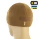 5 - Шапка флісова M-Tac Watch Cap Elite з Velcro. Койот