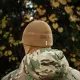 11 - Шапка флісова M-Tac Watch Cap Elite з Velcro. Койот