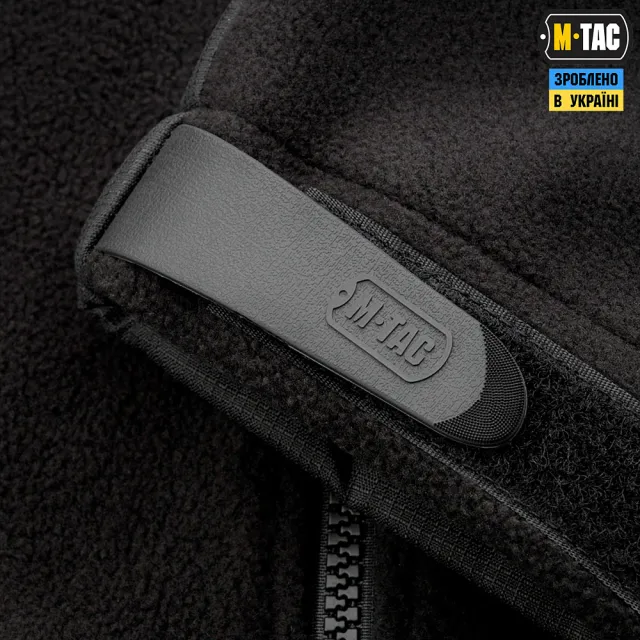 5 - Флісова куртка-кофта M-Tac Alpha Microfleece Gen.II. Чорний
