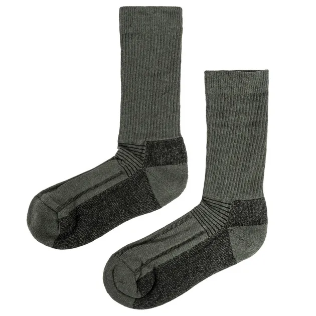 7 - Шкарпетки трекінгові Mil-Tec Swedish Boot Socks, Олива