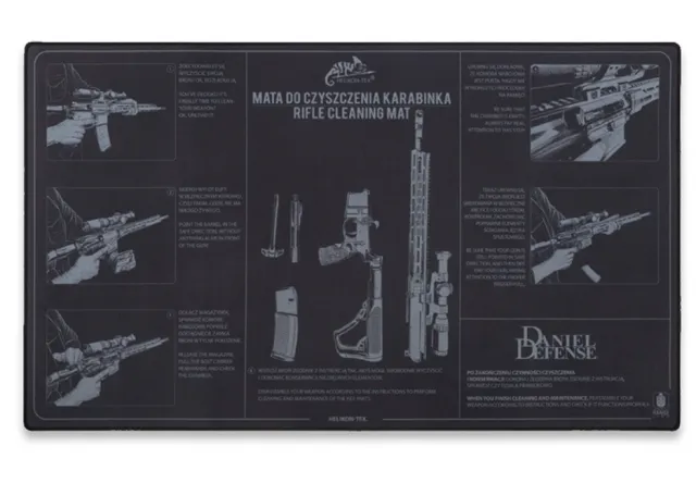 2 - Килимок для чистки гвинтівки Helikon із неопрену. Чорний