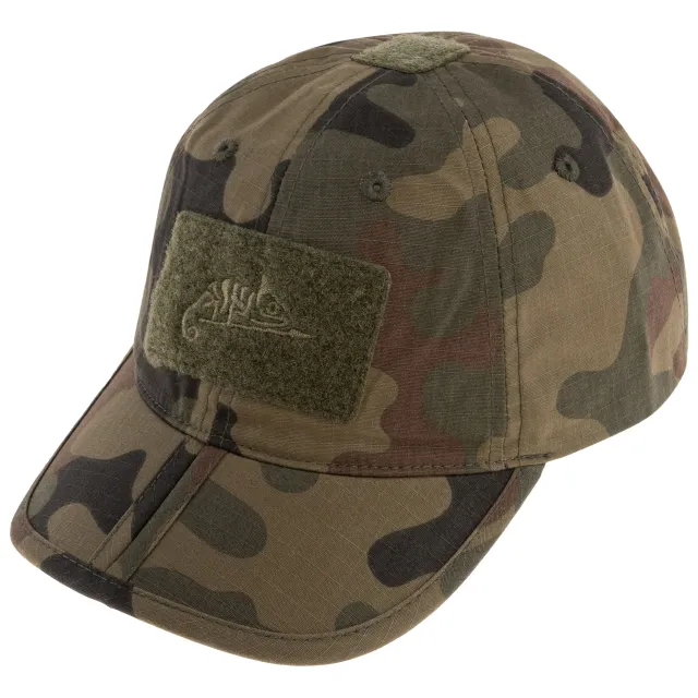 1 - Тактична кепка Helikon PolyCotton Ripstop складна. Лісова пантера