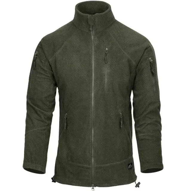 2 - Флісова куртка-кофта Helikon AlphaTactical. Олива