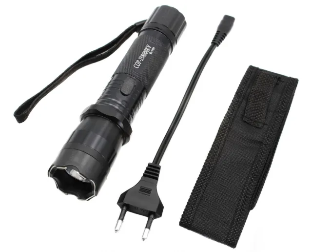 2 - Портативний ліхтар-шокер Police Шерхан BL-1101, 1 Led, Чорний