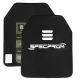 1 - Керамічні бронепластини SPECPROM Sic+PE 6-го класу. Вага 2,3 кг. Розмір 25 на 30 см. Комплект - 2 шт.