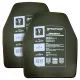2 - Комплект керамических бронеплит SPECPROM 5-го класса. Вес 2.49 кг. Размер 25 на 30 см. Олива. 2 шт.