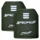1 - Комплект керамічних бронеплит SPECPROM 6-го класу. Вага 2.9 кг. Розмір 25 на 30 см. Олива. 2 шт.