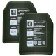 2 - Комплект керамічних бронеплит SPECPROM 6-го класу. Вага 2.9 кг. Розмір 25 на 30 см. Олива. 2 шт.