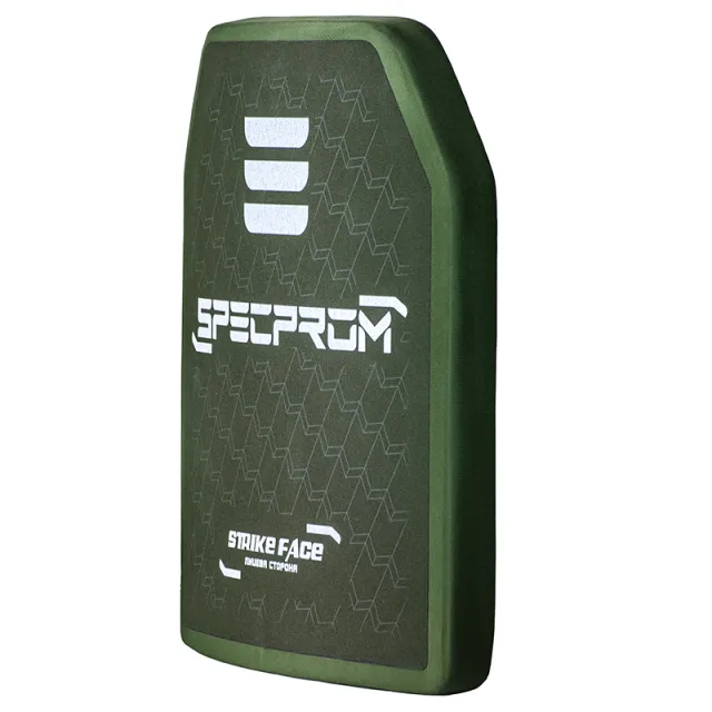 6 - Комплект керамічних бронеплит SPECPROM 6-го класу. Вага 2.9 кг. Розмір 25 на 30 см. Олива. 2 шт.